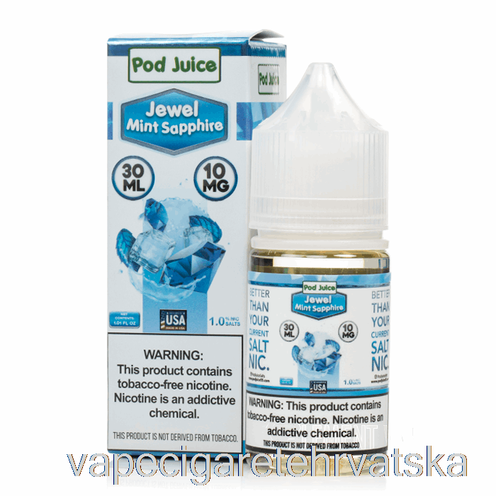 Vape Cigarete Jewel Mint Sapphire - Sok Mahune - 30ml 65mg